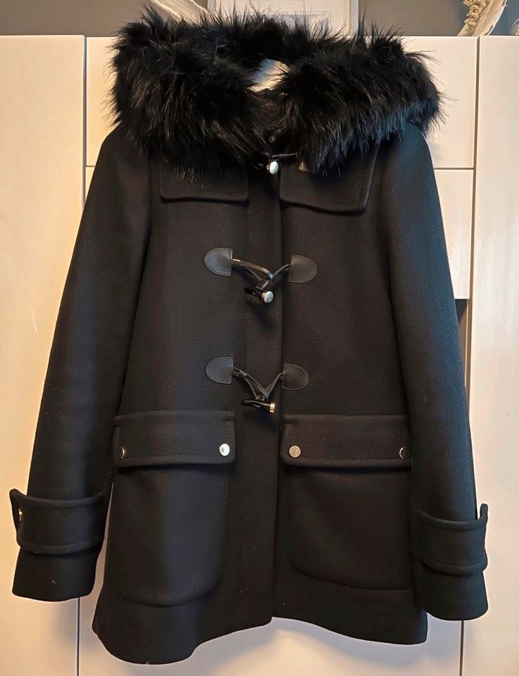 ZARA ❣️ Dufflecoat, XS - Fellkragen -neu- in Bruchsal