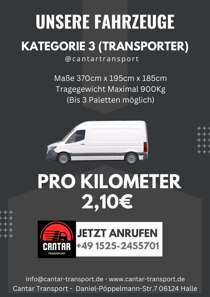 Zuverlässiger Kurierdienst Transport Firma Transportfirma Lieferservice Auslieferung für schnelle Lieferungen Europaweit in Halle