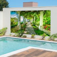 Großes Sichtschutz Banner für Garten und Terrasse 340x173 cm Niedersachsen - Weyhe Vorschau