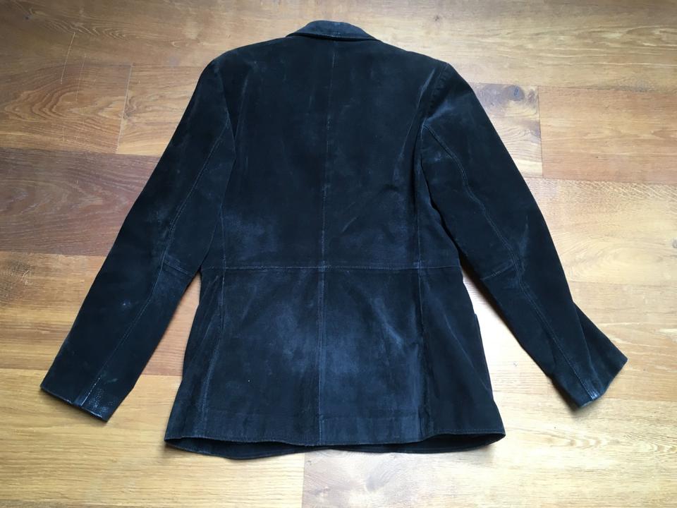 Lederjacke von Gipsy Wildleder, Gr. XL (42), schwarz, Länge: 76cm in Stuttgart