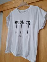Mango Damen T-Shirt Palmen Gr L Hessen - Burgwald Vorschau
