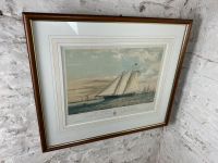 Alte Lithographie America Schooner Yacht 60x70cm Düsseldorf - Bilk Vorschau