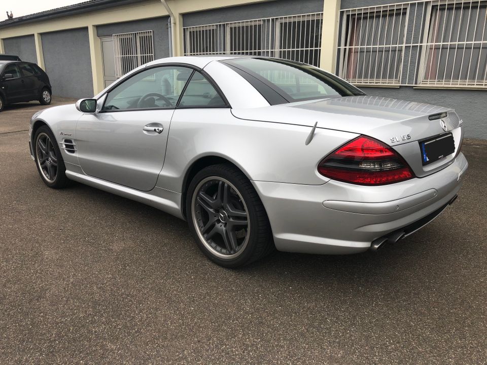 SL 55 AMG Performance Package Iridiumsilber Leder Schwarz MOPF2 in Herbertingen