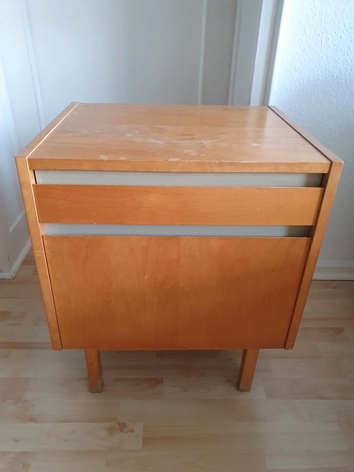 2x Vintage Nachttisch Nachtschrank Kommode Hellerau in Berlin