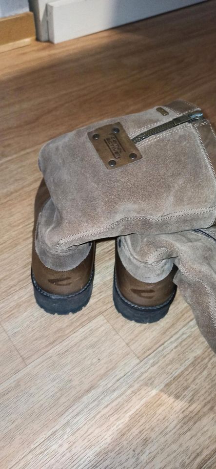 Braune Damen Camel Active Schuhe Leder Stiefel Stiefeletten Gr 37 in Leipzig