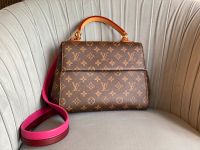 LOUIS VUITTON Cluny BB Monogram Canvas fuchsia mit extra Schulterriemen Tasche Handtasche München - Au-Haidhausen Vorschau