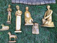 Krippenfiguren Holz vintage Skulpturen Kunsthandwerk Weihnachten Nordrhein-Westfalen - Erkrath Vorschau