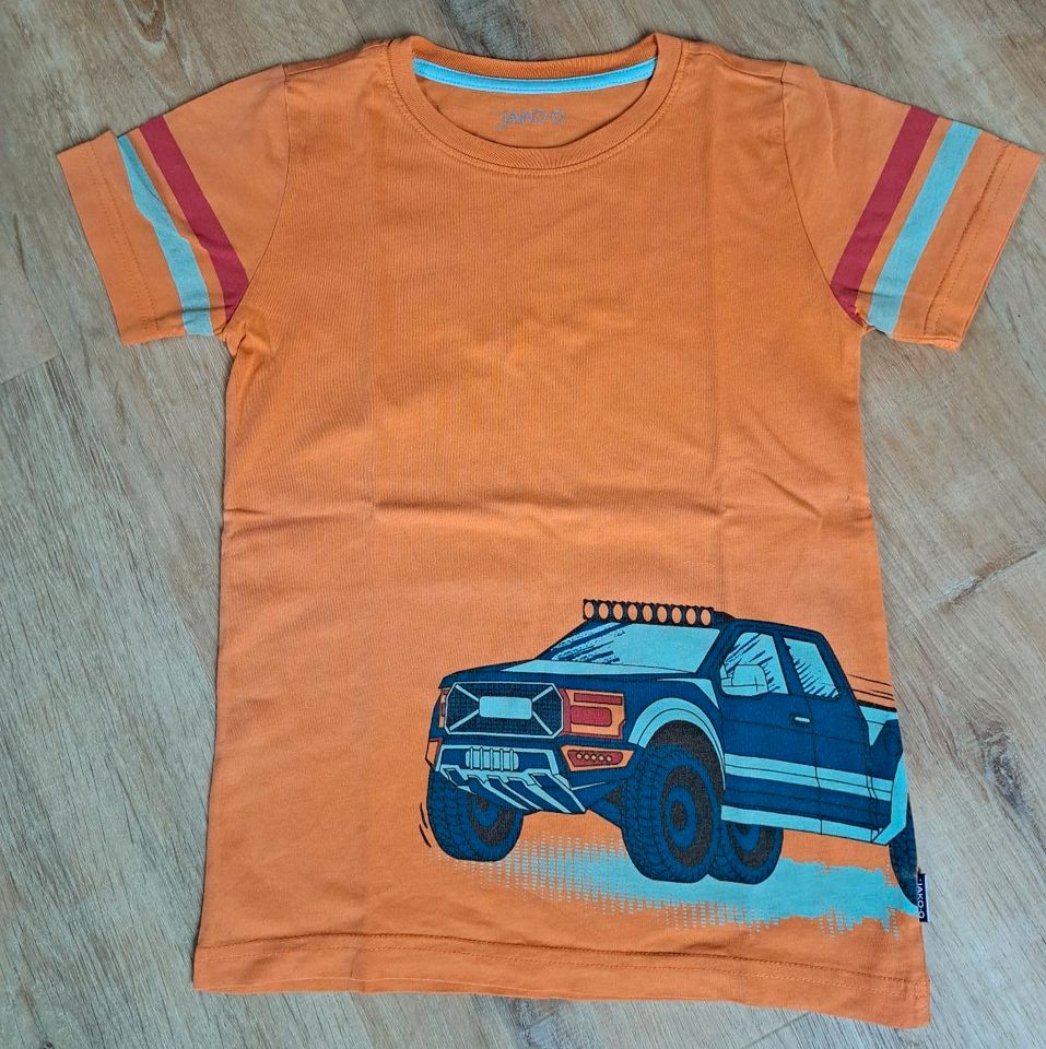 Jako-o T-Shirt Auto Orange Gr. 116-122 in Rosendahl