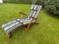 Deckchair, hochwertiges TEAK Holz, mit Auflage, klappbar, Nordrhein-Westfalen - Arnsberg Vorschau