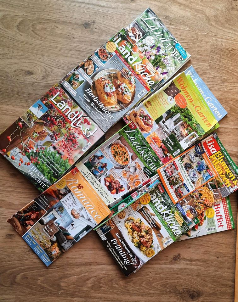 20 Garten-/ Wohnen-/ Kochen-Zeitschriften in Dittelsheim-Heßloch