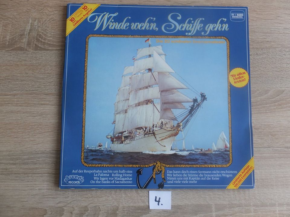 Winde wehn Schiffe gehn Langspielplatte Stereo ADEG 156 LP Vinyl in Aachen