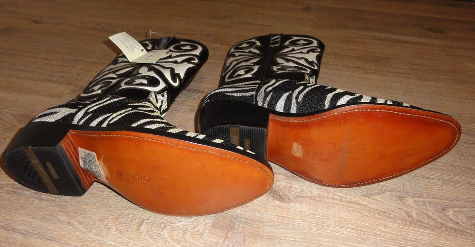 Cowboystiefel Rochen- und Rindsleder, neuwertig, Größe 43/44 in Berlin