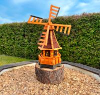 DARLUX XL Garten-Windmühle Sechseck Holz kugelgelagert Rot 95cm Brandenburg - Cottbus Vorschau