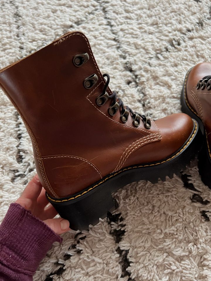 Dr Martens Boots Stiefel 37 uk4 braun doc martens butterscotch in Ueckermuende