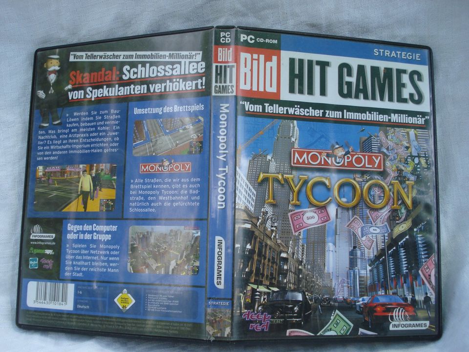 PC CD Rom Monopoly TYCOON in Friedrichsdorf