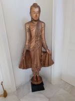 Buddha Statue stehend Holz 165 cm gold Nordrhein-Westfalen - Bad Sassendorf Vorschau