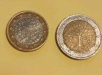 1 und 2 euro Münze  2000 Frankreich Berlin - Hohenschönhausen Vorschau