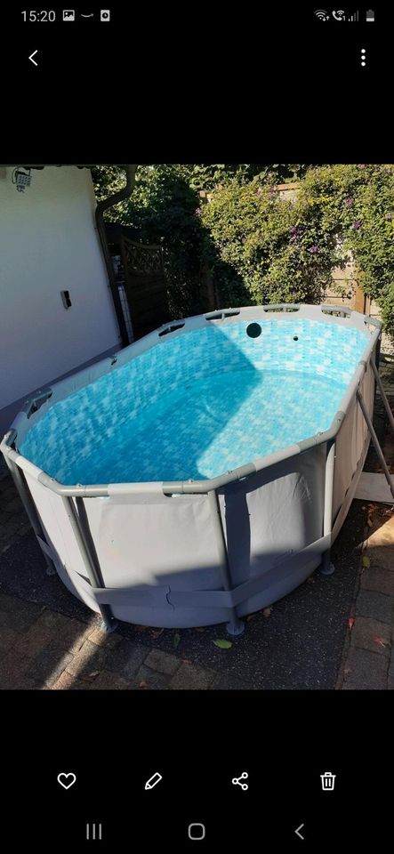 Komplette Ersatzfolie !!!! für Intex Pool 200x300x85 neu in Oberlahr