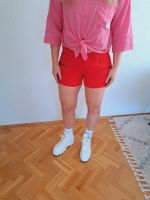 ♥️ Hotpants Shorts Reißverschluss Hose Sommer 38 rot sexy Urlaub Niedersachsen - Loxstedt Vorschau