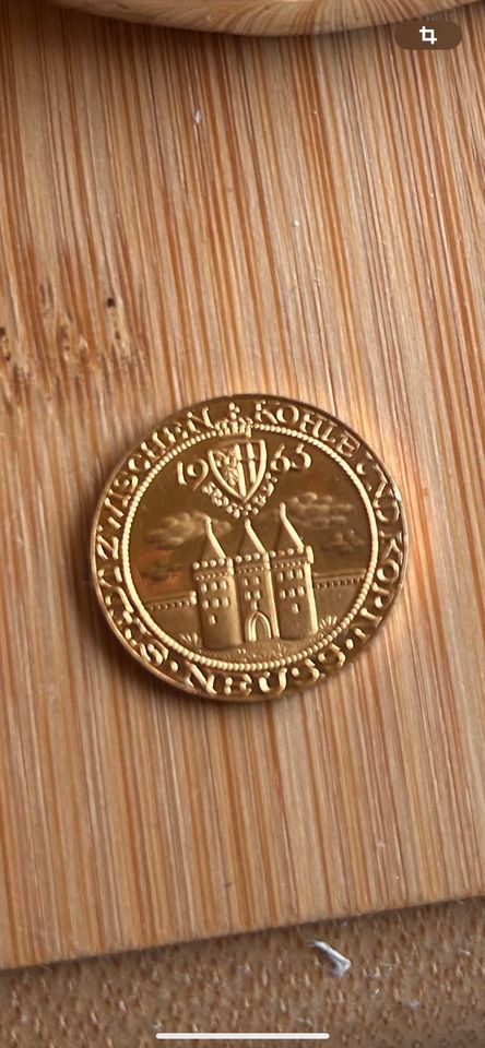 Gold Münze in Dormagen