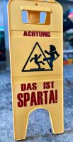 Warnschild DAS IST SPARTA!  Mehrsprachig Niedersachsen - Sarstedt Vorschau