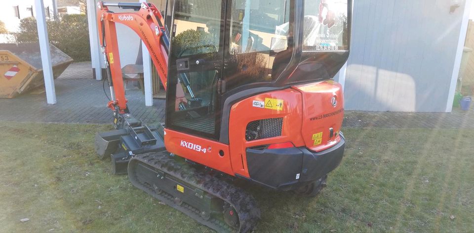 Kubota U17 Kx019 mieten leihen Radlader Dumper Rüttelplatte in Hennef (Sieg)