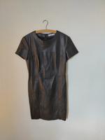 Schönes schwarzes Kunstlederkleid mit Reisverschluss von Mango Bonn - Endenich Vorschau