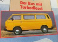 VW Bus T3  Turbodiesel  Test von 1986 Nordrhein-Westfalen - Leverkusen Vorschau