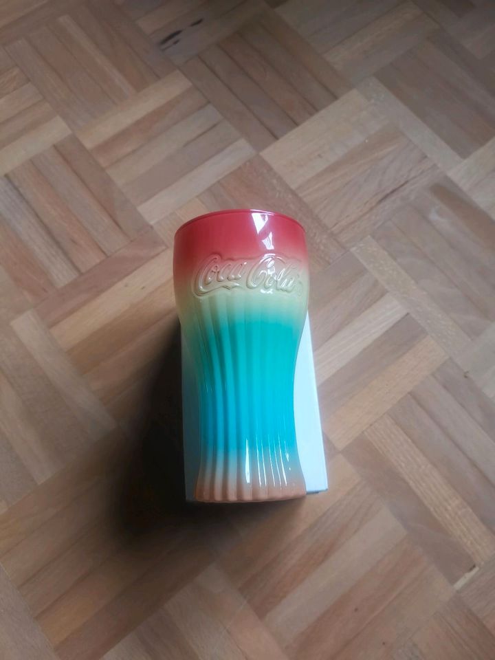 Coca Cola Regenbogen Rainbow Glas limited edition in Hamburg