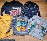 T-Shirts 110/116 Dino, Pokemon, Feuerwehr,  Monster Sachsen-Anhalt - Halle Vorschau