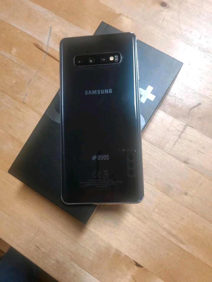 Samsung s10 Plus s10+ prism Black 128gb in Schwalbach