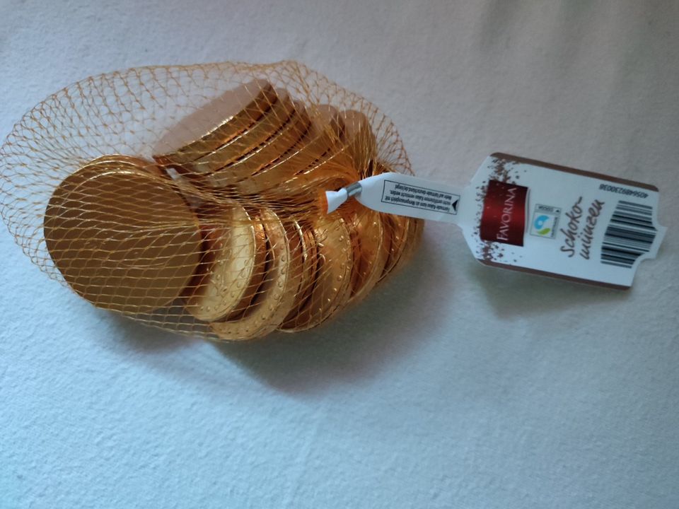 Schoko Schokomünzen süßes Marzipankartoffel Paket in Neckargemünd