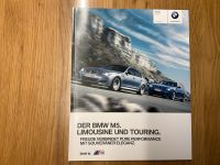 BMW M5 Limousine und Touring Prospekt 2010 Top Zustand Bayern - Nandlstadt Vorschau