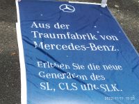 Werbebanner original Mercedes Benz Traumfabrik SL SLK CLS AMG Schleswig-Holstein - Itzehoe Vorschau