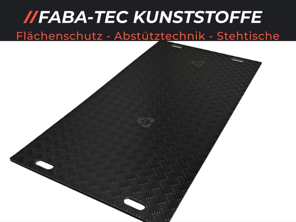 10x Kunststoff-Fahrplatten Bodenschutzplatten max. 30t / 845€* in Rosendahl