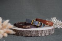Hundehalsband - Lederhalsband geflochten - Halsband Leder Bayern - Güntersleben Vorschau