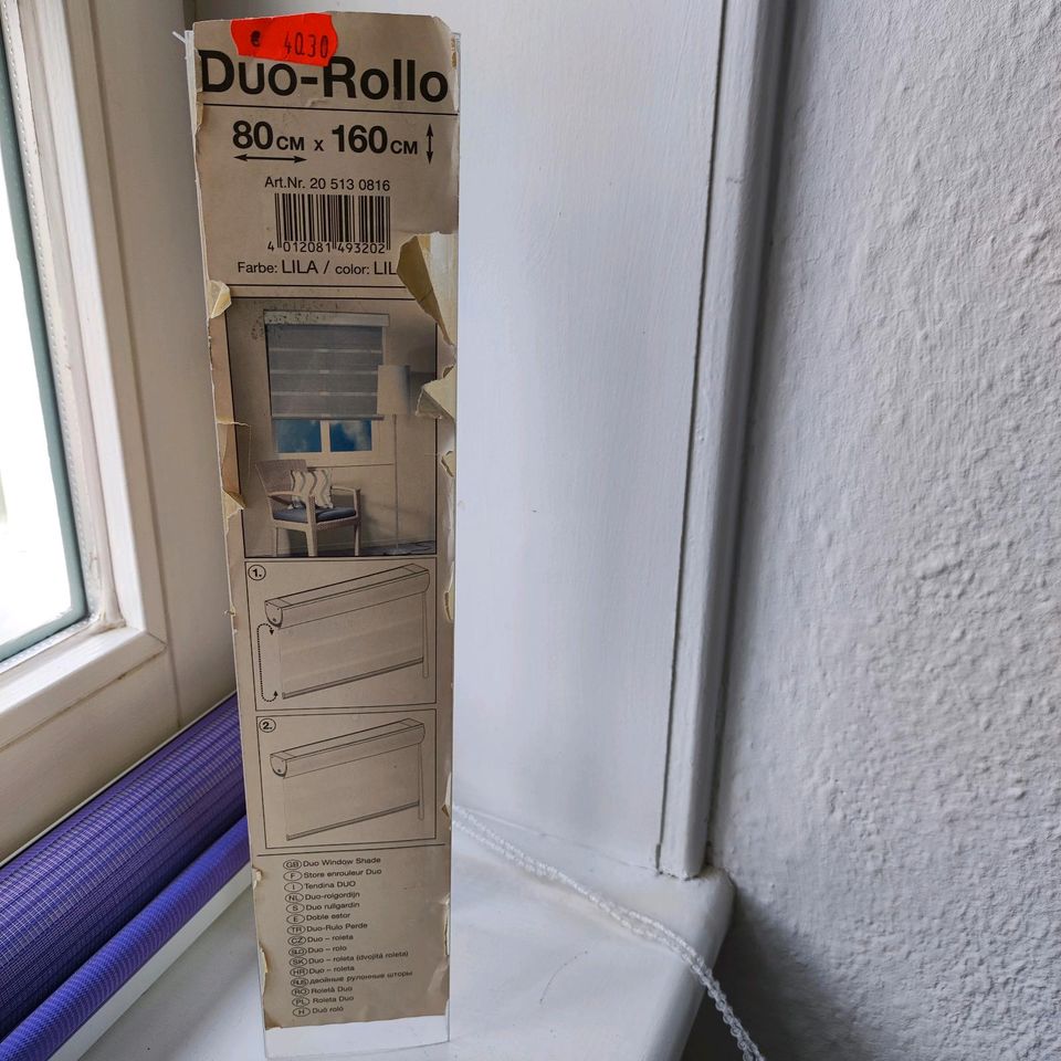 Doppeltes Rollo lila in Eschwege