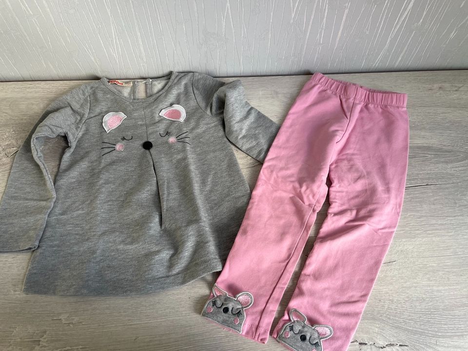 Set aus Pullover und Leggings Mäuschen in Bad Bramstedt