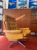 Space Age Chesterfield Leder Sessel easy Chair Vintage 1970 Baden-Württemberg - Schorndorf Vorschau