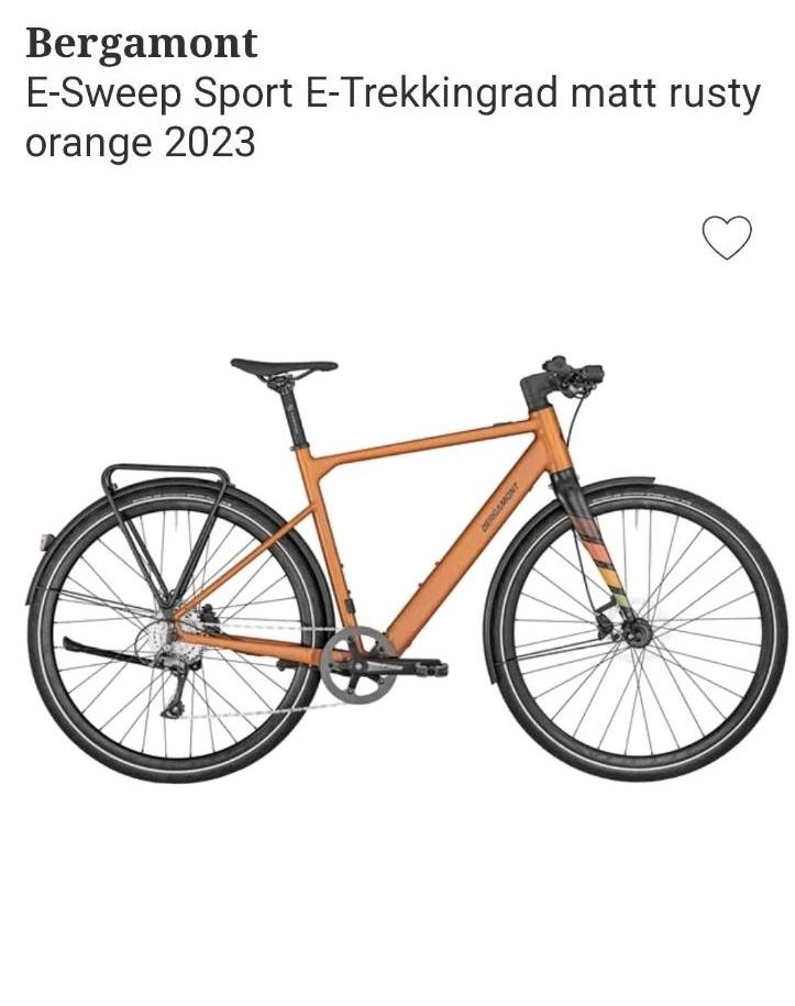 Neu/OVP: RH 52 Bergamont E-Sweep Sport E-Trekkingrad E-Bike 2023 in Olsbrücken