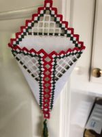 Hardanger Geschenksöckchen 30 cm Leinen Hessen - Taunusstein Vorschau