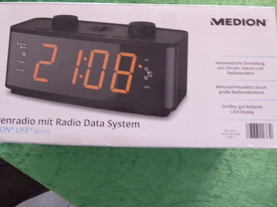 Uhrenradio DATA-System Medion E 66375 OVP Netzadapter in Aachen