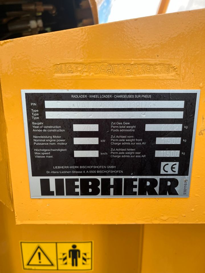 LIEBHERR 556 Letzter ohne AdBlue Radlader in Rechtmehring