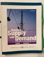 Buch Matching Supply with Demand Third Edition Hessen - Fuldabrück Vorschau