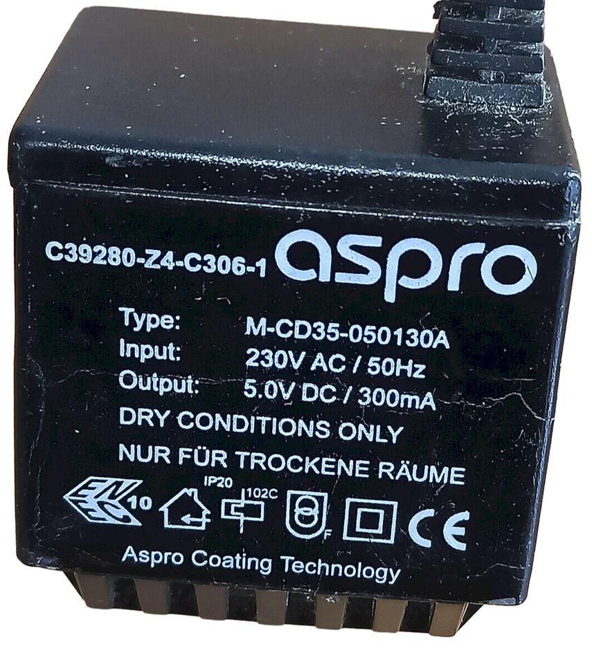 Aspro C39280-Z4-C306-1 | Netzteil, Power Supply | 5V 300mA in Oranienburg
