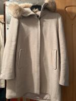 WollMantel beige mit Kaputze Mango Größe M Hessen - Mörfelden-Walldorf Vorschau
