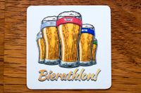 Kühlschrankmagnet Bierathlon! Bier Bierliebhaber lustige Sprüche Nordrhein-Westfalen - Wesel Vorschau
