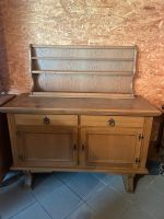 Holzkommode braun mit 2 Holzregalen Buffet Vintagemöbel Bayern - Wallersdorf Vorschau