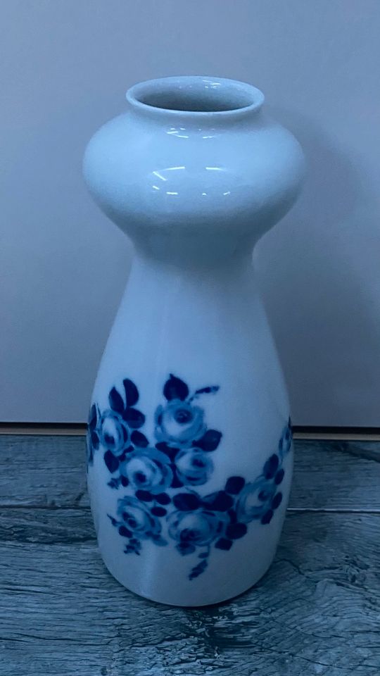 Echt Kobalt Blau Rose Vase 1764 in Niederndodeleben