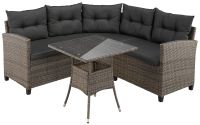 KONIFERA Gartenlounge-Set Keros 12-tlg Ecksofa Tisch Polyrattan Nordrhein-Westfalen - Borchen Vorschau